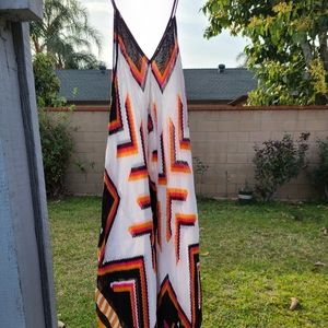 Spaghetti Strap Linen Dress